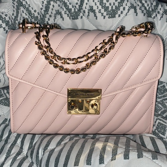 MK Powder Blush Flap Bag